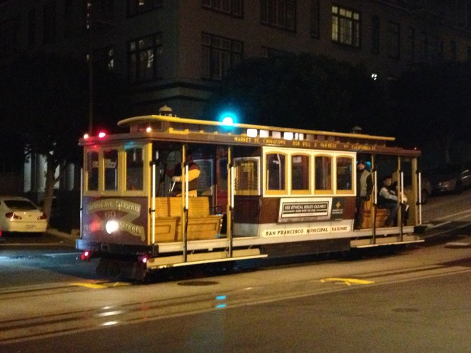 Fun fact: The trolley cars go until midnight. Other fun fact: I was asleep well before that time.